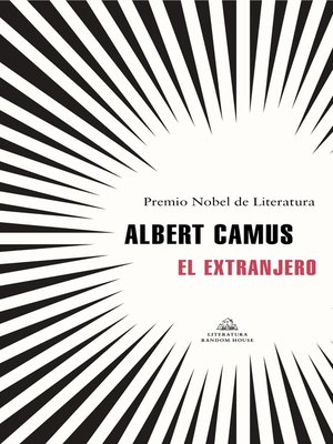cover image of El extranjero